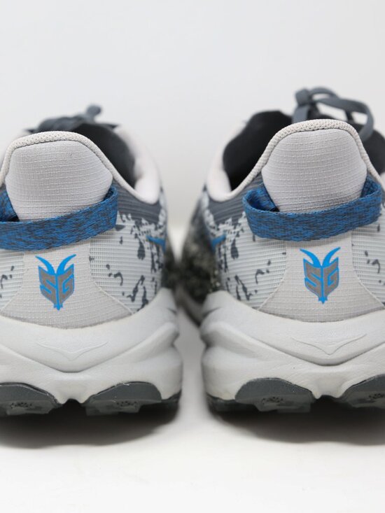 Hoka Speedgoat 6 GTX Men\'s Sneakers Athletic Shoes Size 12.5 D Gray Blue EUC